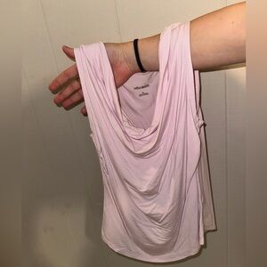 Wild Fable Light Pink Draped Tank Top